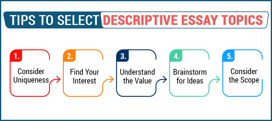 tips to select descriptive essay topics