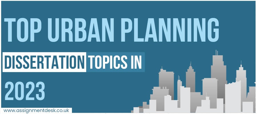 urban planning thesis topics list in india